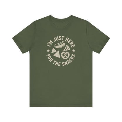 Just Here for the Snacks | Unisex Tee