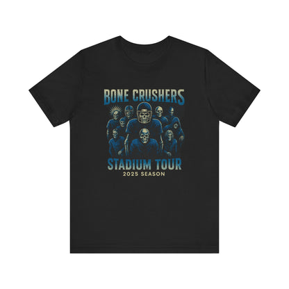 Bone Crushers T-Shirt | Skeleton Football Tee |Tour T-Shirt