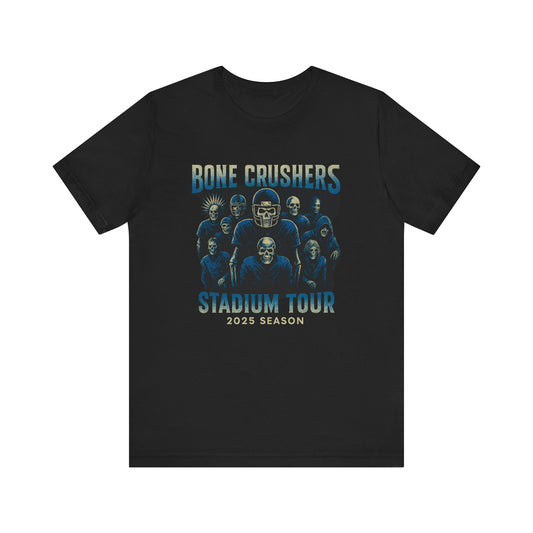 Bone Crushers T-Shirt | Skeleton Football Tee |Tour T-Shirt