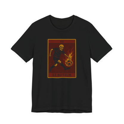 Le Buteur (The Scorer) Red Edition | Forward/Striker | Soccer Tarot Shirt