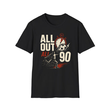 All Out All 90 | Soccer T-Shirt
