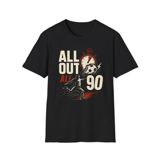 All Out All 90 | Soccer T-Shirt