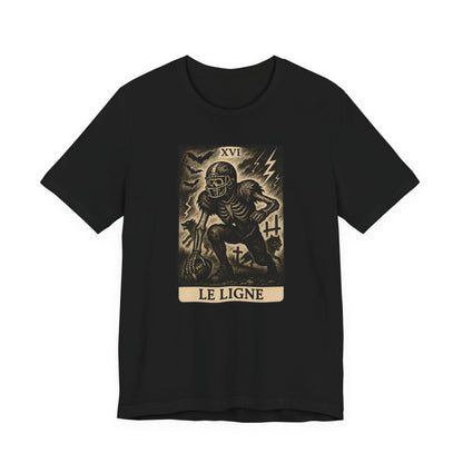 Le Ligne (The Lineman)  | Gridiron Tarot | Football T-Shirt
