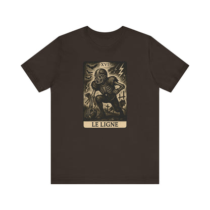 Le Ligne (The Lineman)  | Gridiron Tarot | Football T-Shirt