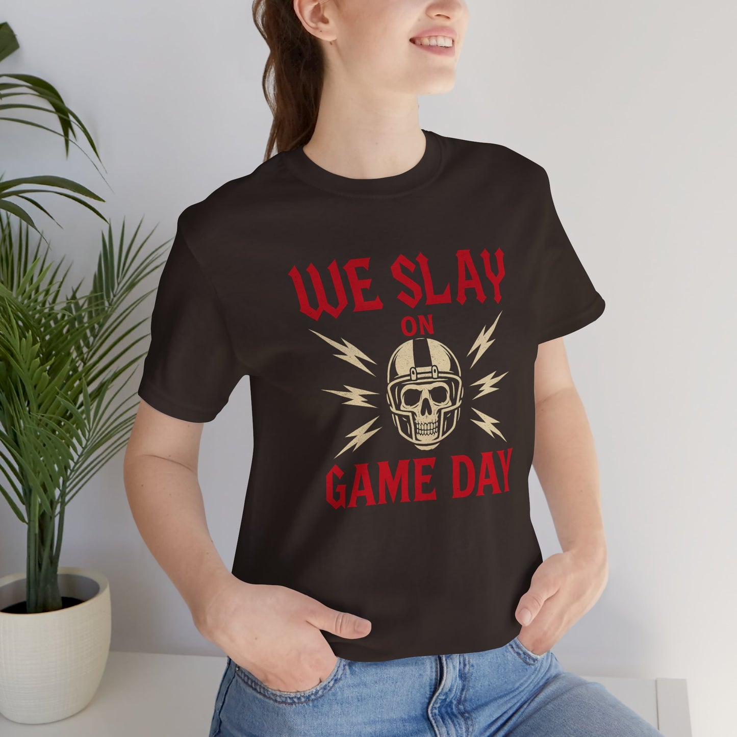 We Slay on Game Day | Football T-Shirt