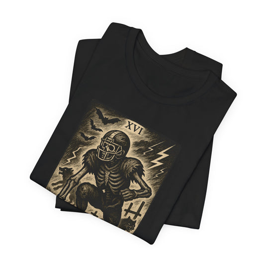 Le Ligne (The Lineman)  | Gridiron Tarot | Football T-Shirt