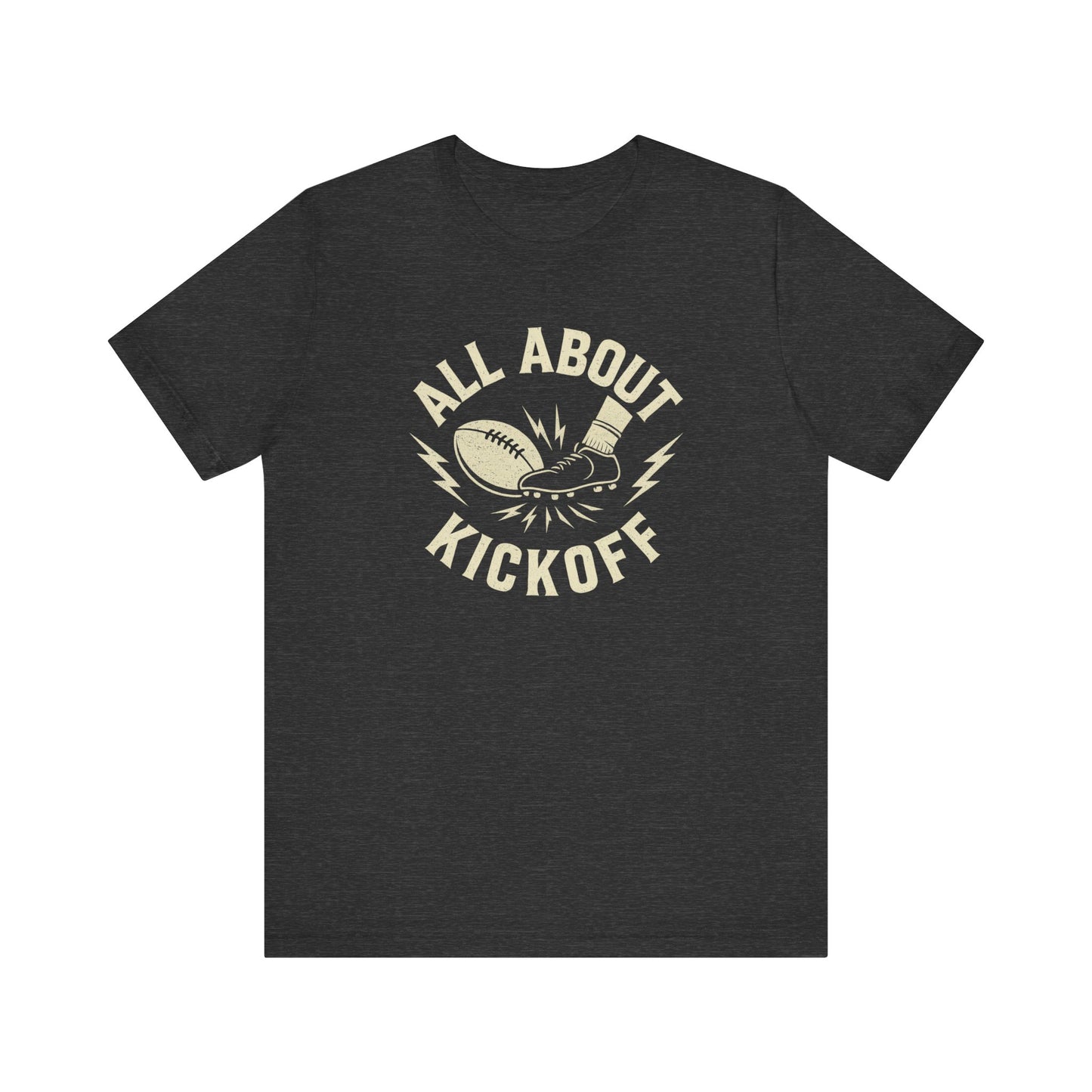All About Kickoff | Football T-Shirt