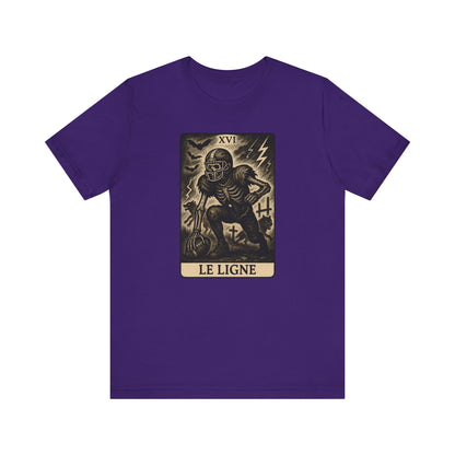 Le Ligne (The Lineman)  | Gridiron Tarot | Football T-Shirt