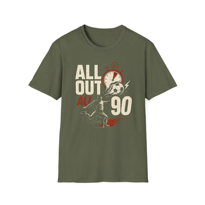 All Out All 90 | Soccer T-Shirt