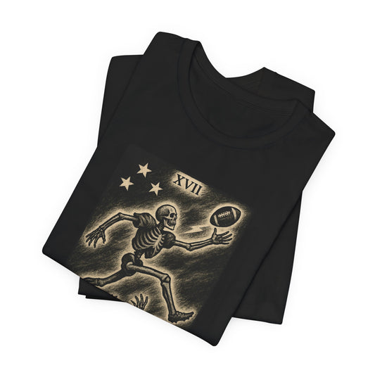 Le Phantome (The Phantom / Wide Receiver) | Gridiron Tarot Skeleton Tee