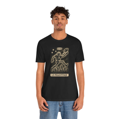 Le Phantome (The Phantom / Wide Receiver) | Gridiron Tarot Skeleton Tee