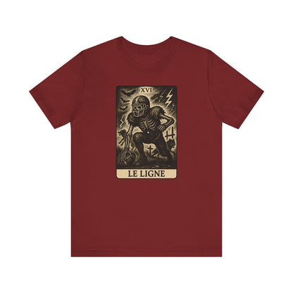 Le Ligne (The Lineman)  | Gridiron Tarot | Football T-Shirt