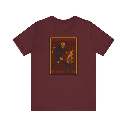 Le Buteur (The Scorer) Red Edition | Forward/Striker | Soccer Tarot Shirt