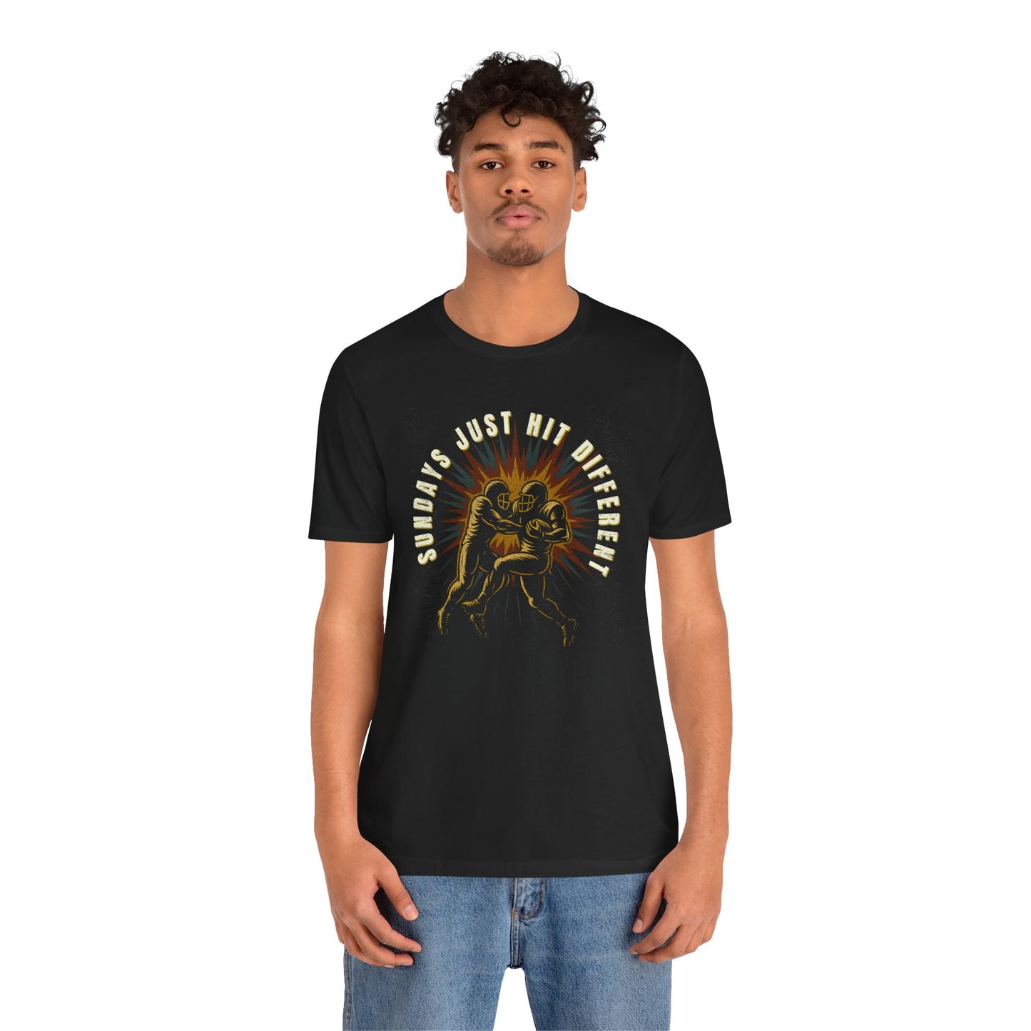 Sundays Just Hit Different (Muted) | Football T-Shirt