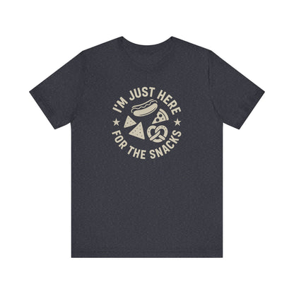 Just Here for the Snacks | Unisex Tee