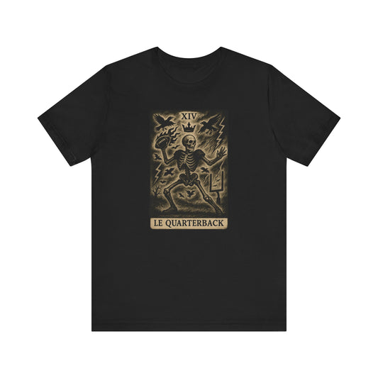 Le Quarterback (The Quarterback) Football T-Shirt| Gridiron Tarot