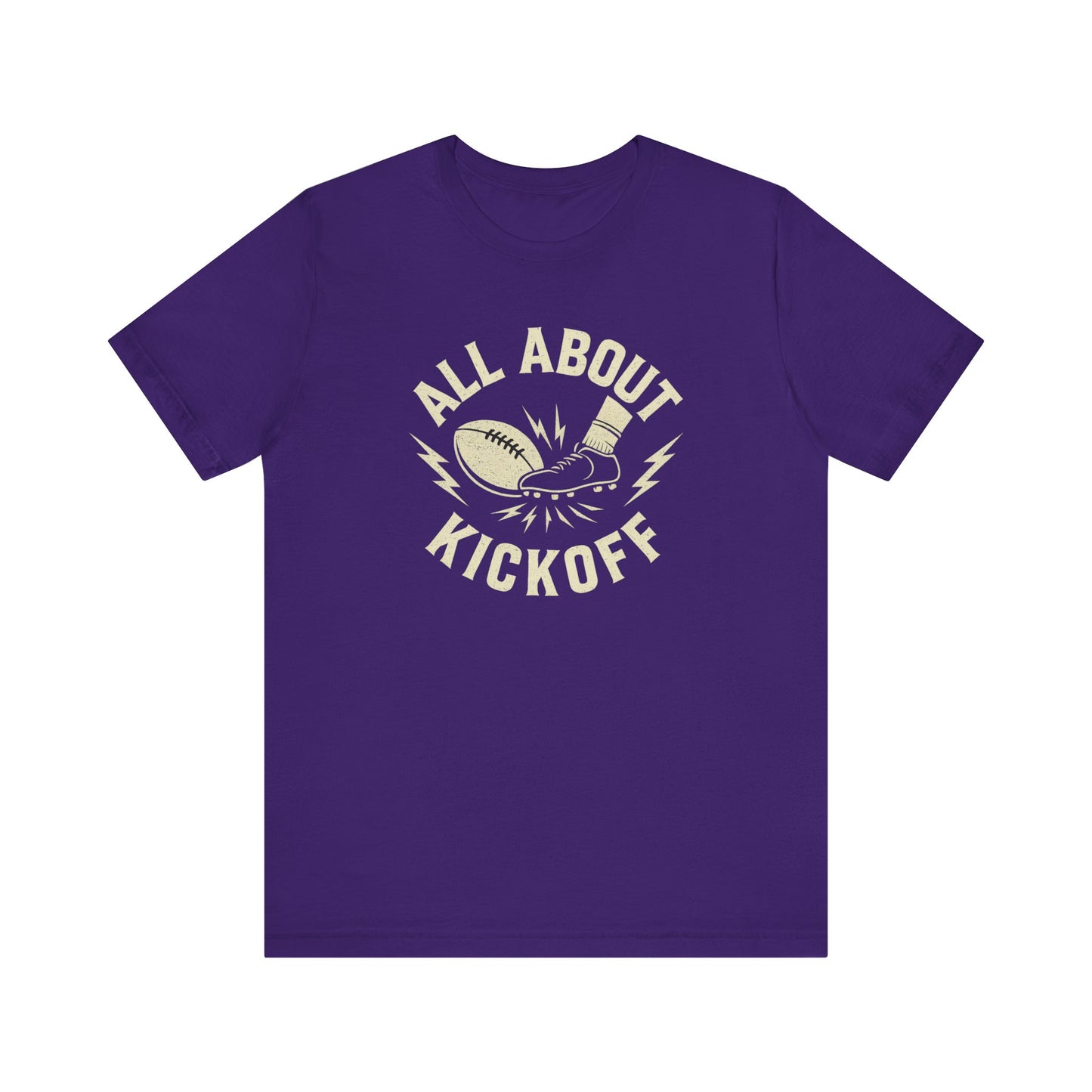 All About Kickoff | Football T-Shirt
